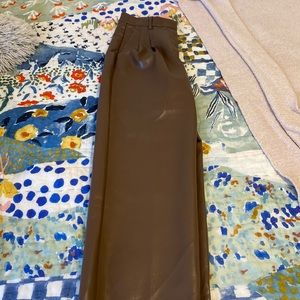 ARITZIA PLEATED LEATHER PANTS